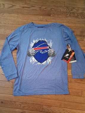 Buffalo Bills Longsleeve Sun Shirt, Small